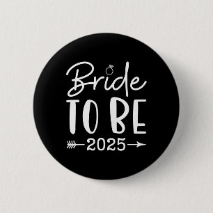 Bruid Van 2025 Bachelorette Feest Bruiloft Partij  Ronde Button 5,7 Cm