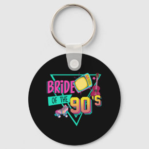 Bruid van de 90s Retro 90s Bruid Bachelorette Part Sleutelhanger