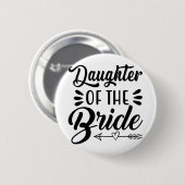 Bruid Van De Bruiloft Bruidsjurk Bruiloft Matchi Ronde Button 5,7 Cm (Voorkant /achterkant)