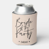 Bruid van de feestblikkoeler voor vrijgezellenfees blikjeskoeler (Blikje Voorkant)