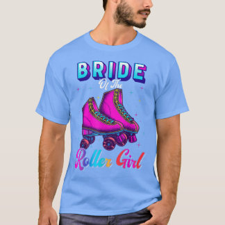 Bruid van de Roller Girl Roller Skating Verjaardag T-shirt