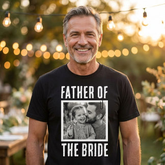 Bruid van de Vader Aangepaste Foto T-shirt