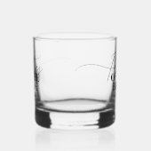 Bruid van de Vader Script Klassiek Huwelijk Whisky Glas (Links)