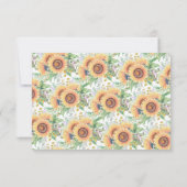 Bruid van de Zonnebloem Tuin Wijsheden Kaart (Achterkant)