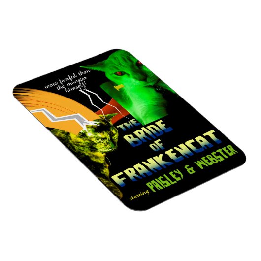 Bruid van Frankencat Magnet Magneet (Rechterzijde)