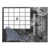 Bruid van Frankenstein Bingo Bruiloft Halloween Notitieblok (Voorkant)