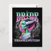 Bruid van Frankenstein Bootleg Style Briefkaart (Voorkant / Achterkant)