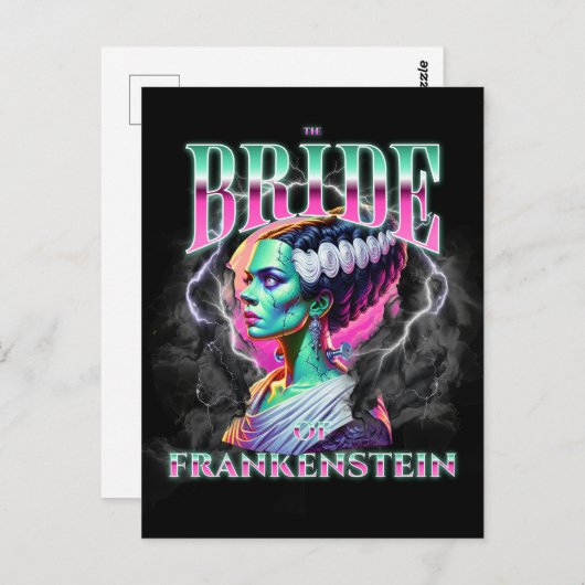 Bruid van Frankenstein Bootleg Style Briefkaart (Voorkant / Achterkant)