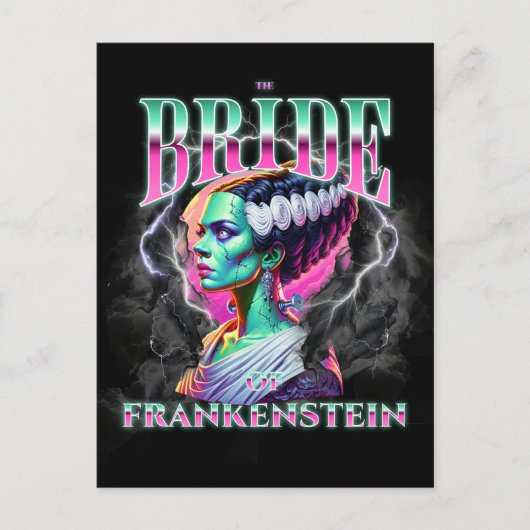Bruid van Frankenstein Bootleg Style Briefkaart (Voorkant)