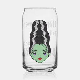 Bruid van Frankenstein Broody Glass Can Blikvorm Glas