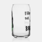 Bruid van Frankenstein Broody Glass Can Blikvorm Glas (Links)