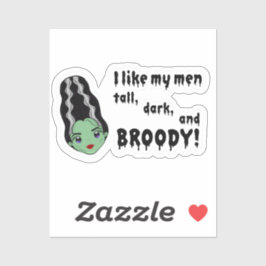 Bruid van Frankenstein Broody Sticker