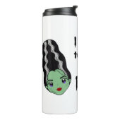 Bruid van Frankenstein Broody Thermal Tumbler Thermosbeker (Gedraaid links)