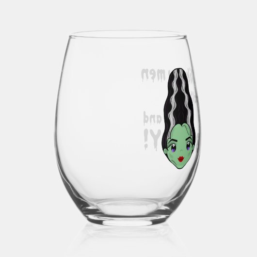 Bruid van Frankenstein Broody Wijnglas Wijnglas Zonder Voet (Rechts)