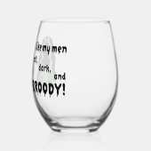 Bruid van Frankenstein Broody Wijnglas Wijnglas Zonder Voet (Links)