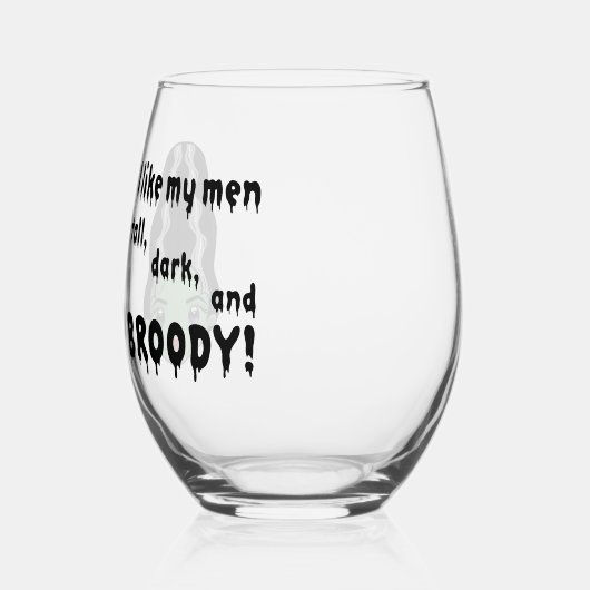 Bruid van Frankenstein Broody Wijnglas Wijnglas Zonder Voet (Links)