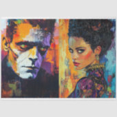 Bruid van Frankenstein Decoupage Tissuepapier (Voorkant)