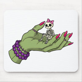 Bruid van Frankenstein Hand met Skeleton Bow | GOT Muismat