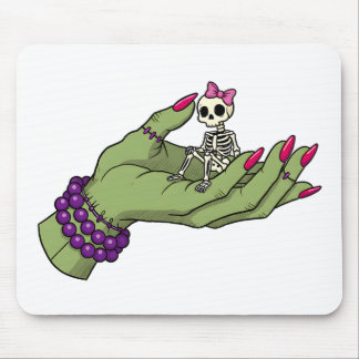 Bruid van Frankenstein Hand met Skeleton Bow | GOT Muismat