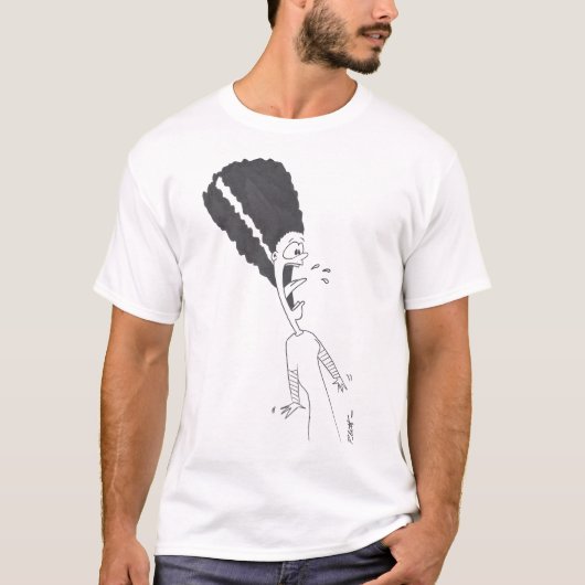 Bruid van Frankenstein!!! T-shirt (Voorkant)