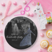 Bruid van Frankenstein vrijgezellenfeest Halloween Papieren Bordje (Feest)