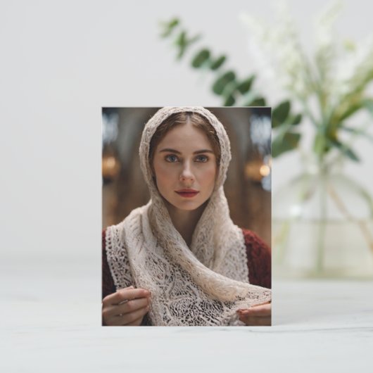 Bruid van het bos bedankkaart (Staand voorkant)