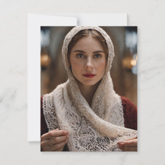 Bruid van het bos bedankkaart