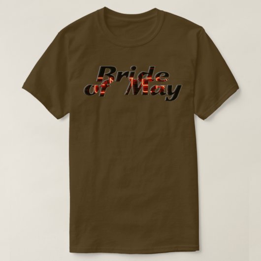 Bruid van mei t-shirt (Design voorkant)