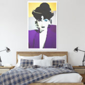 Bruid van Patrick Nagelstein Canvas Afdruk (Insitu (Slaapkamer))