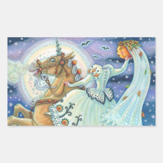 BRUID VAN SLEEPY HOLLOW, EENHOORN STICKERS VEL Rec (Voorkant)
