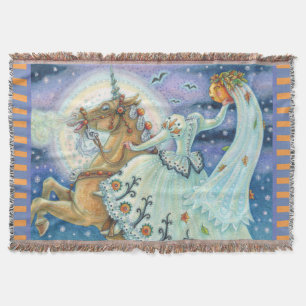 BRUID VAN SLEEPY HOLLOW, EENHOORN WERPDeken Blauw Deken