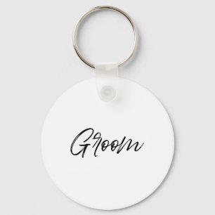 Bruid & versterker; Bruidegom Wedding krijgt R Sleutelhanger