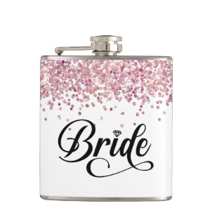 Bruid Vinyl Omwikkelde Flask Heupfles