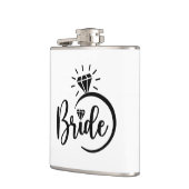 Bruid Vinyl Omwikkelde Flask Heupfles (Links)