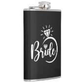 Bruid Vinyl Omwikkelde Flask Heupfles (Rechts)