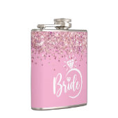 Bruid Vinyl Omwikkelde Flask Heupfles (Rechts)