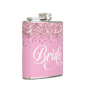 Bruid Vinyl Omwikkelde Fles Heupfles (Rechts)