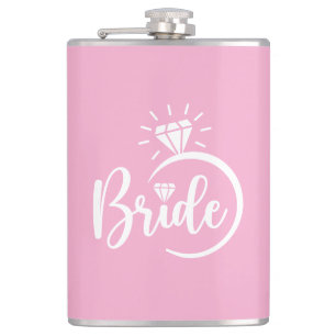 Bruid Vinyl Omwikkelde Fles Heupfles