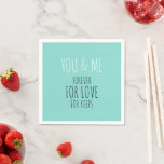 Bruid voor altijd jij en ik bruiloft suite party servet<br><div class="desc">Veel plezier met het versieren van uw buffet of eettafel met deze feestservetten, verkrijgbaar in verschillende kleuren en maten. Personaliseer terwijl je gewoon een manier kiest om je feest speciaal te maken. Zoek naar coördinerende kopjes, borden en andere leuke ideeën om je feest compleet te maken in dit Forever You...</div>