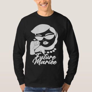 Bruid vrijgezellenfeest bruidsmeisje toekomstige v t-shirt