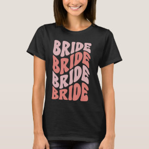 Bruid vrijgezellenfeest bruiloft bruids bruidspaar t-shirt