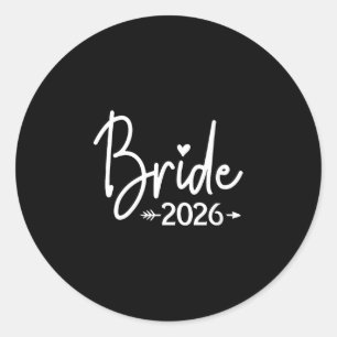 Bruid vrouwen geschat 2026 getrouwd trouw bruids- ronde sticker