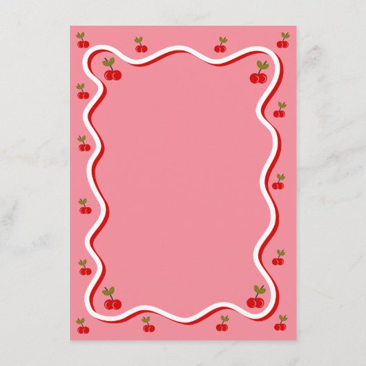 Bruid vs bruidegom Retro Cherry douche Game kaart (Achterkant)