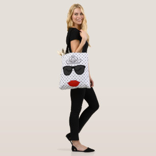 BRUID Waar is mijn lippenstift douche tiara feestj Tote Bag