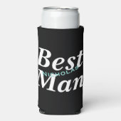 BRUID Wedding Bruidsmeisjes Be My Best Man Seltzer Blikjeskoeler (Seltzer Voorkant)