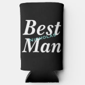 BRUID Wedding Bruidsmeisjes Be My Best Man Seltzer Blikjeskoeler (Voorkant)