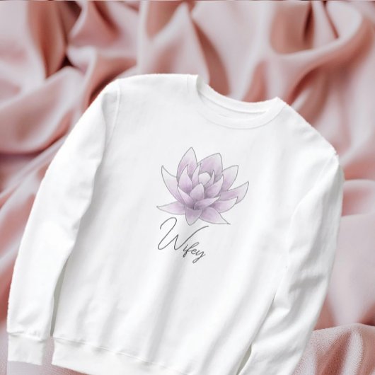 Bruid 'Wifey' Roze Lotus Trui