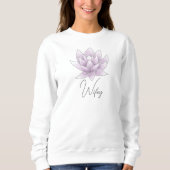 Bruid 'Wifey' Roze Lotus Trui (Voorkant)