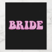 Bruid Wijn Labels Wijn Etiket (Enkel label)