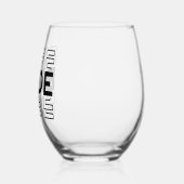 Bruid  wijnglas zonder voet (Links)